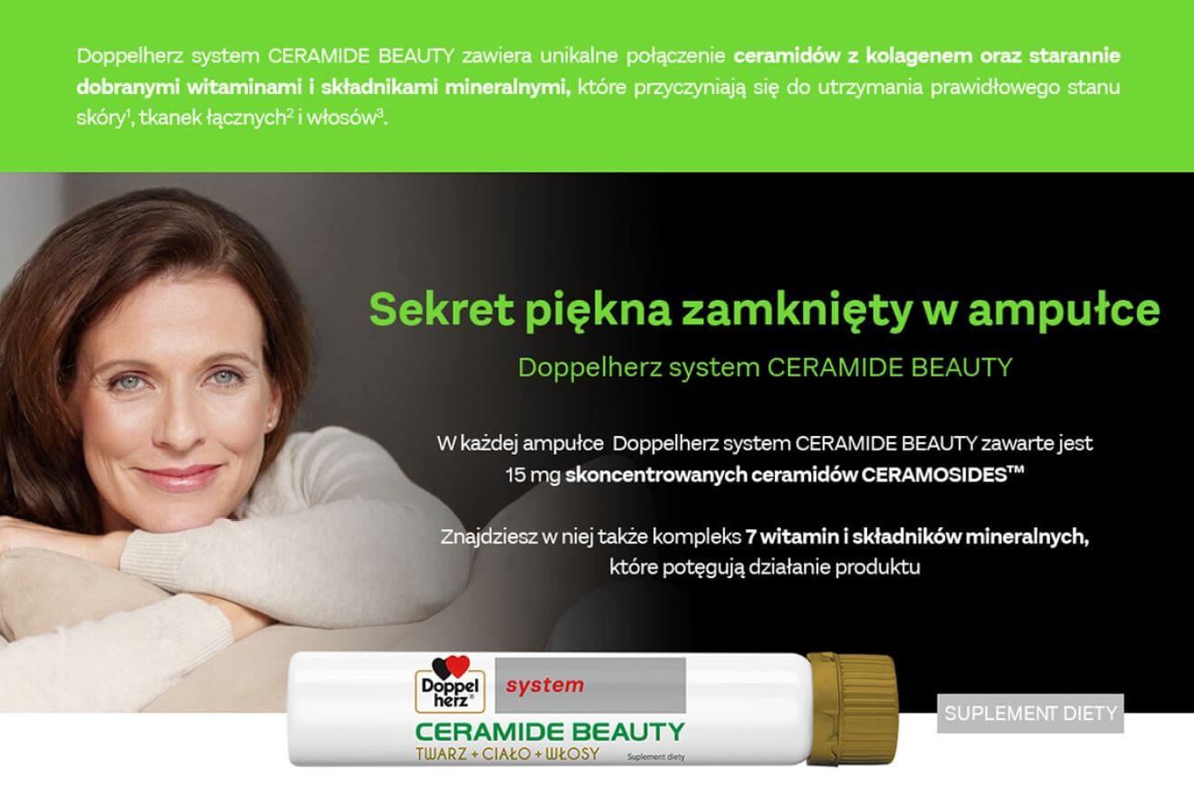 Doppelherz® system CERAMIDE BEAUTY + KOLLAGEN BEAUTY - Sklep Doppelherz
